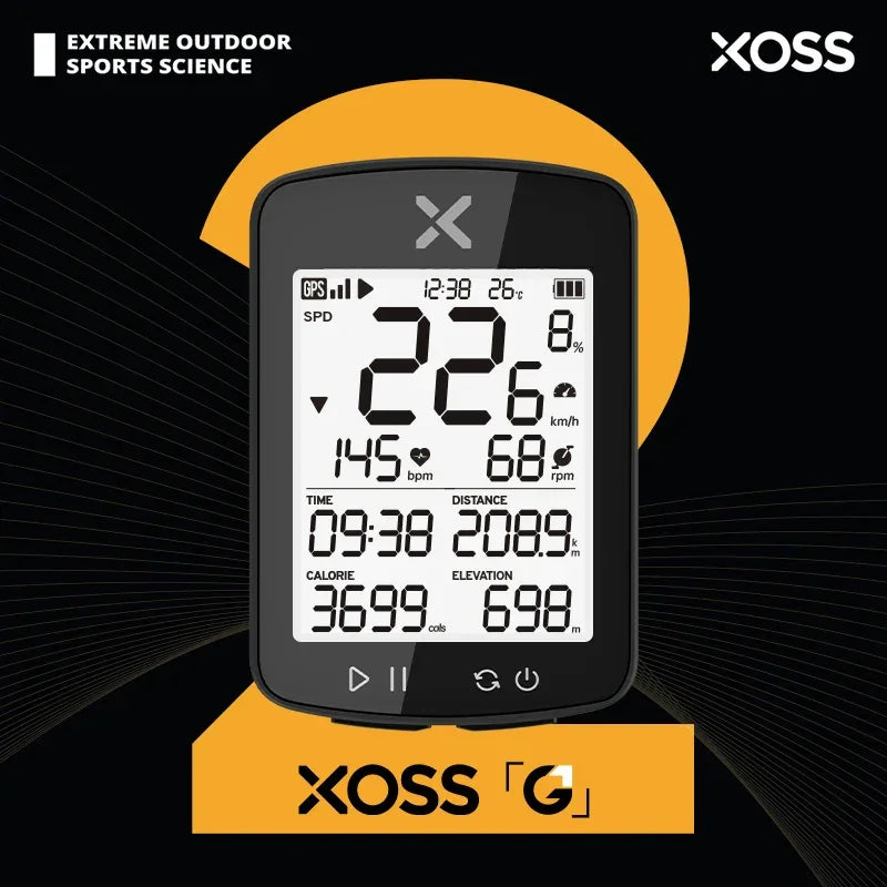 GPS XOSS G2 Plus Bike ANT+ Sem Fio – MTB e Estrada
