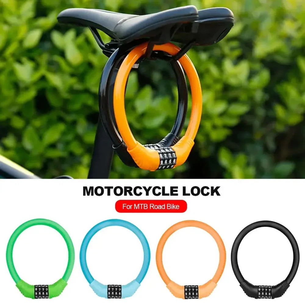 Cadeado com Senha 4 Dígitos – Segurança Compacta e Prática para Sua Bike - PedalOntop