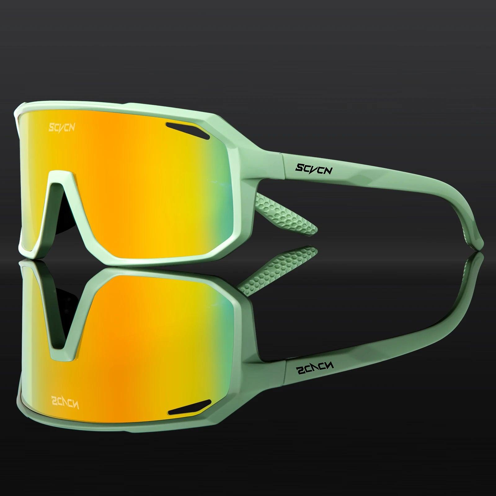 Óculos SCVCN S62 Fotocromático ou Colorido – Estilo, Proteção UV400 e Performance no Pedal - PedalOntop